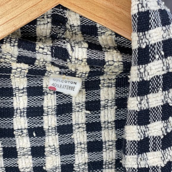 Moroccan Berber-Style Cotton Open Front Cardigan - Picture 10 of 10